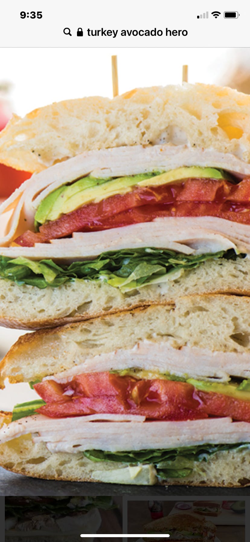 Order Turkey Chipotle Sandwich - 10" food online from Il Forno store, Branchburg on bringmethat.com