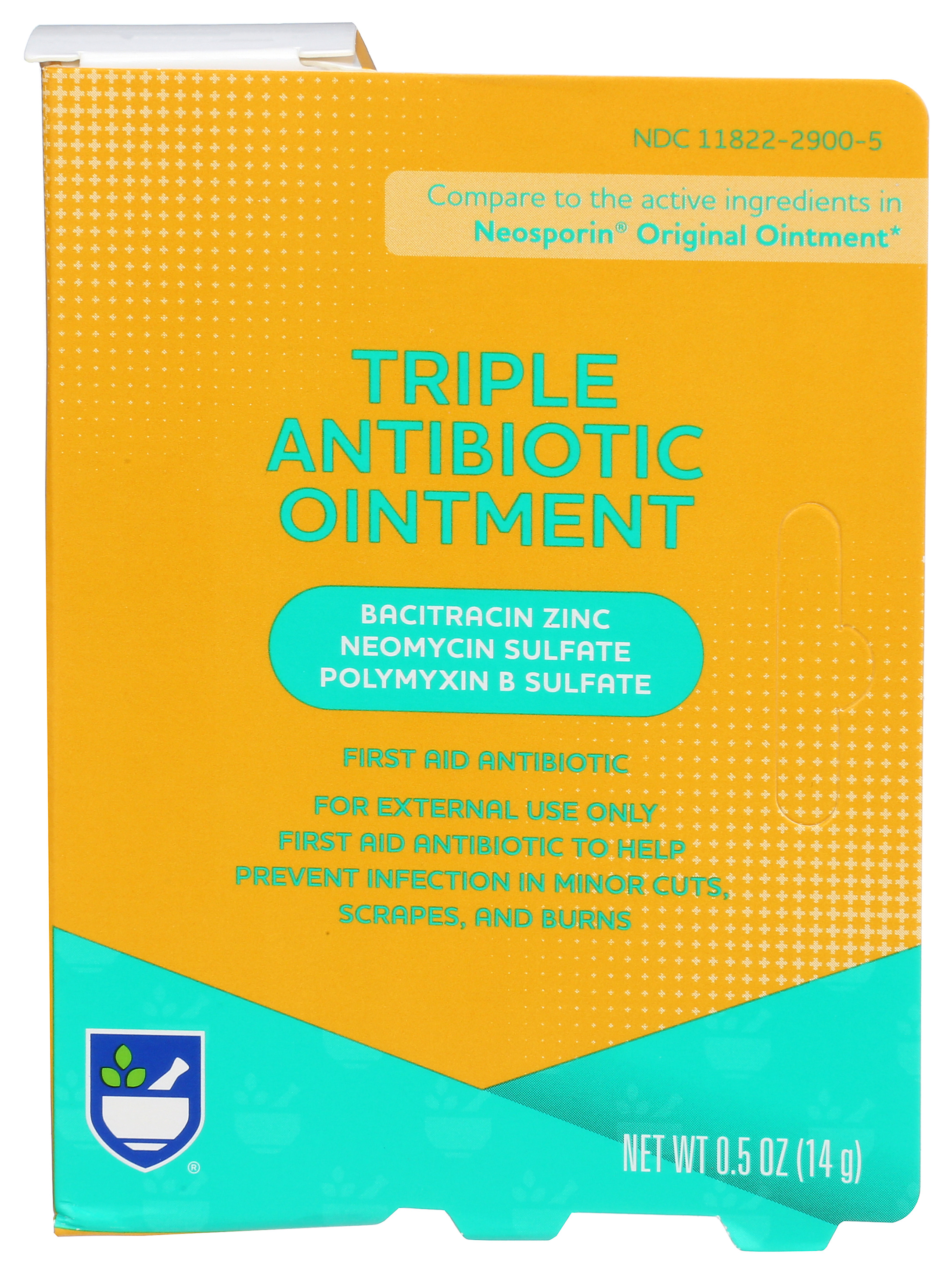 Order Rite Aid Triple Antibiotic Ointment - 0.5 oz food online from Rite Aid store, Chino Hills on bringmethat.com