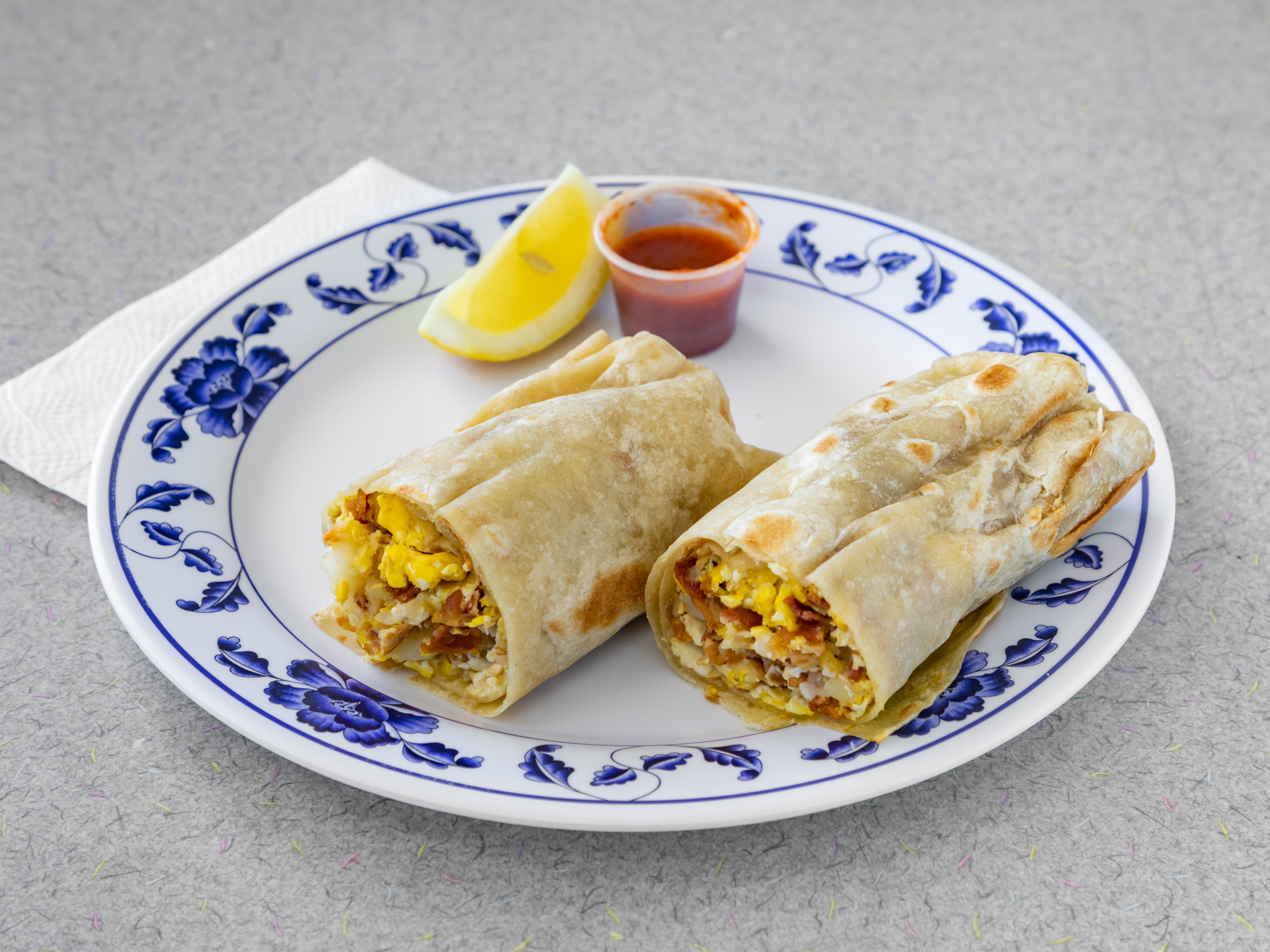 Order Asada and Eggs Burrito food online from Alfredo Mexican Food store, los angeles on bringmethat.com