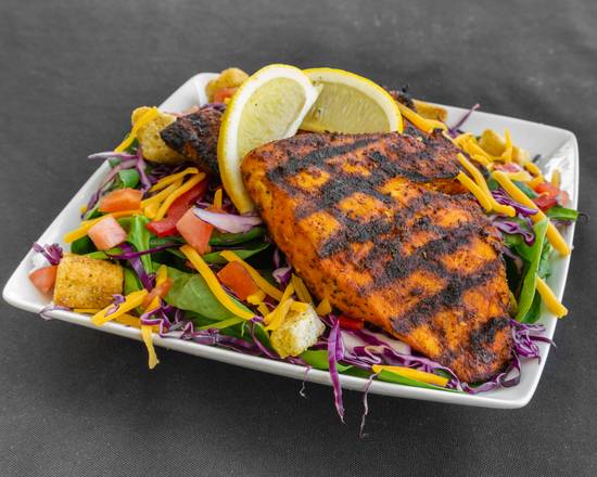 Order Jerk Salmon Salad food online from South Shore Bbq & Jerk store, Chicago on bringmethat.com