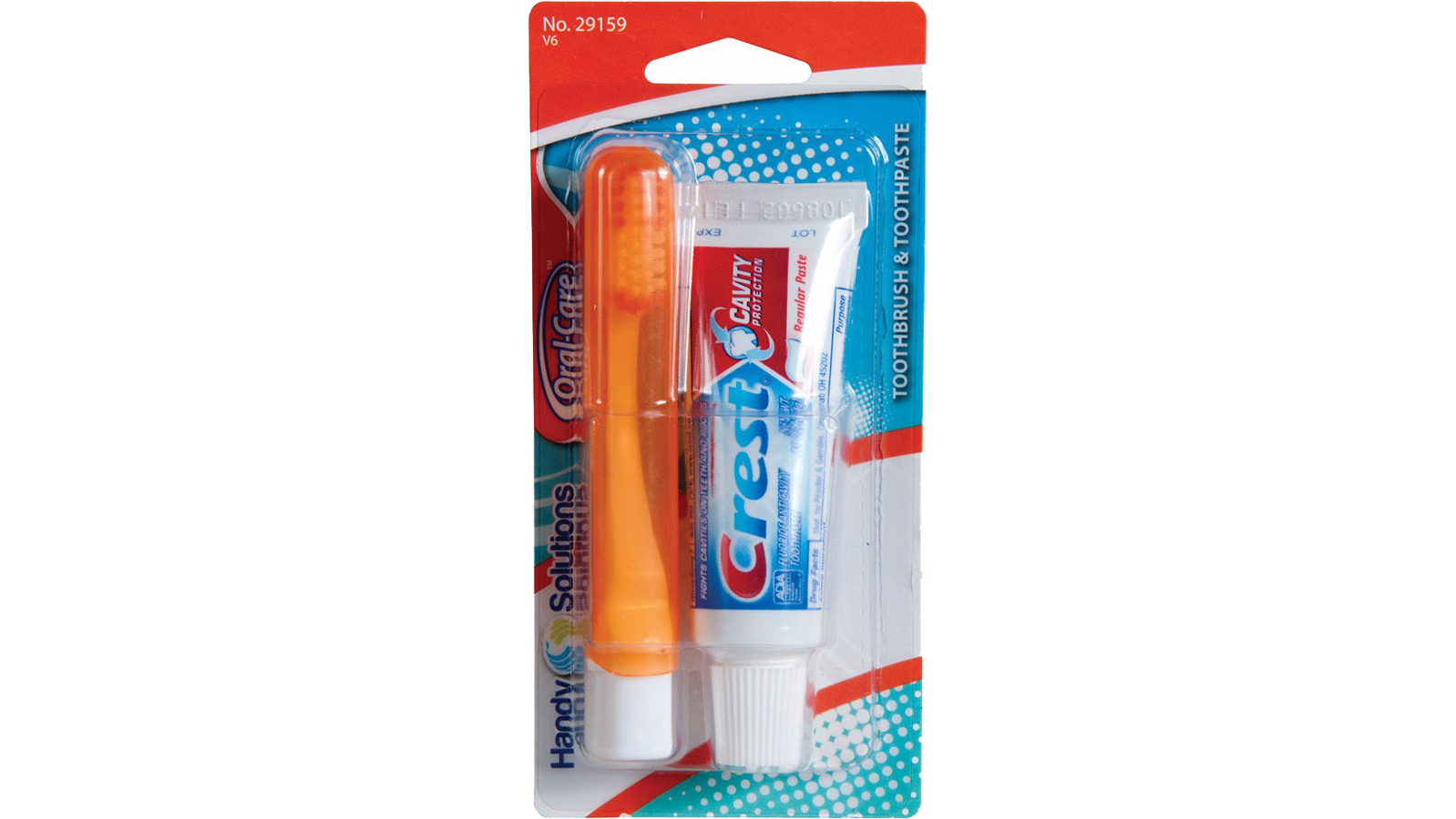Order Crest Toothpaste & Tooth Brush .85oz food online from Extramile store, San Bernardino on bringmethat.com