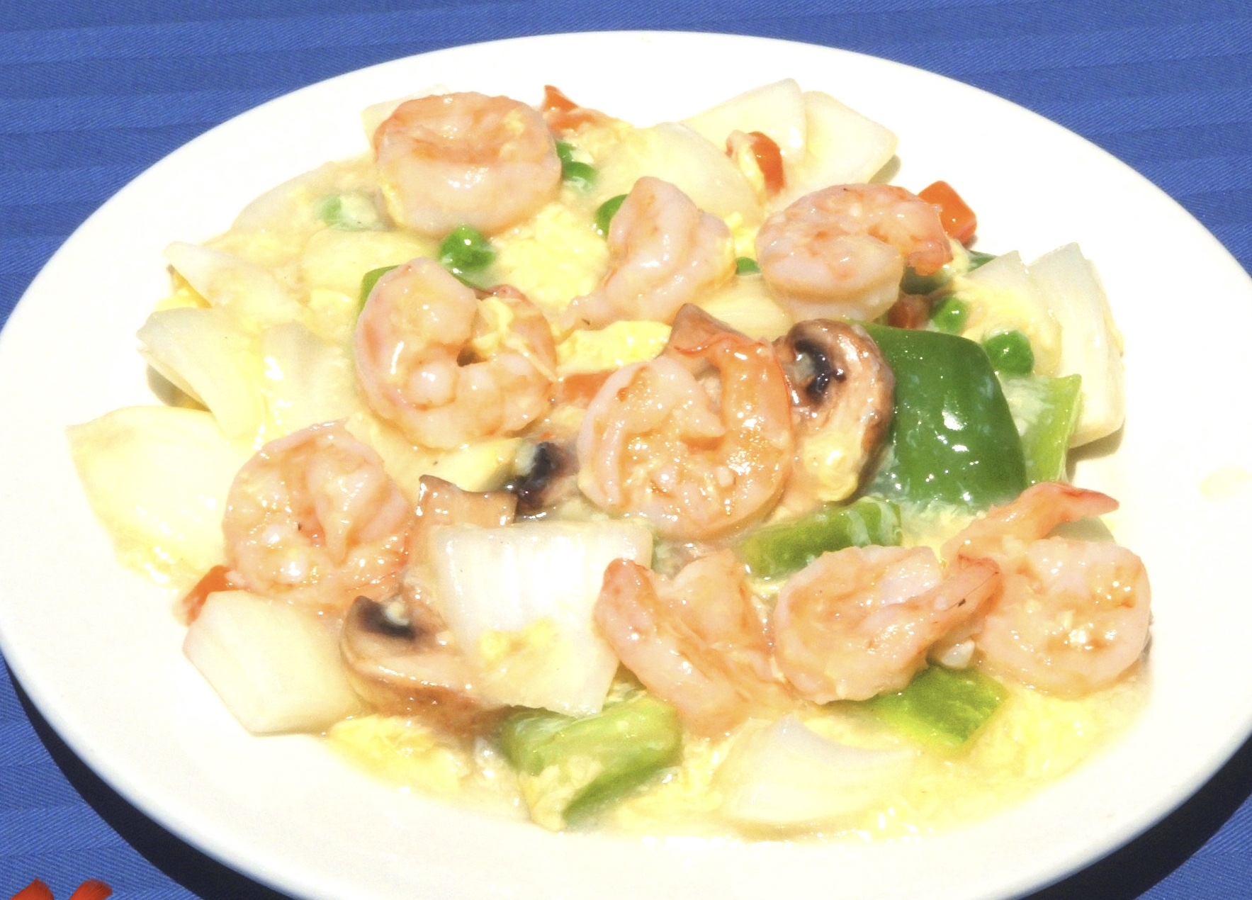 Order 74. Shrimp with Lobster Sauce food online from First Chinese Express store, Lemon Grove on bringmethat.com