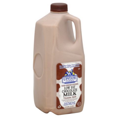 Order Upstate Farms 1% Chocolate Milk Half Gallon food online from 7-Eleven store, Rochester on bringmethat.com