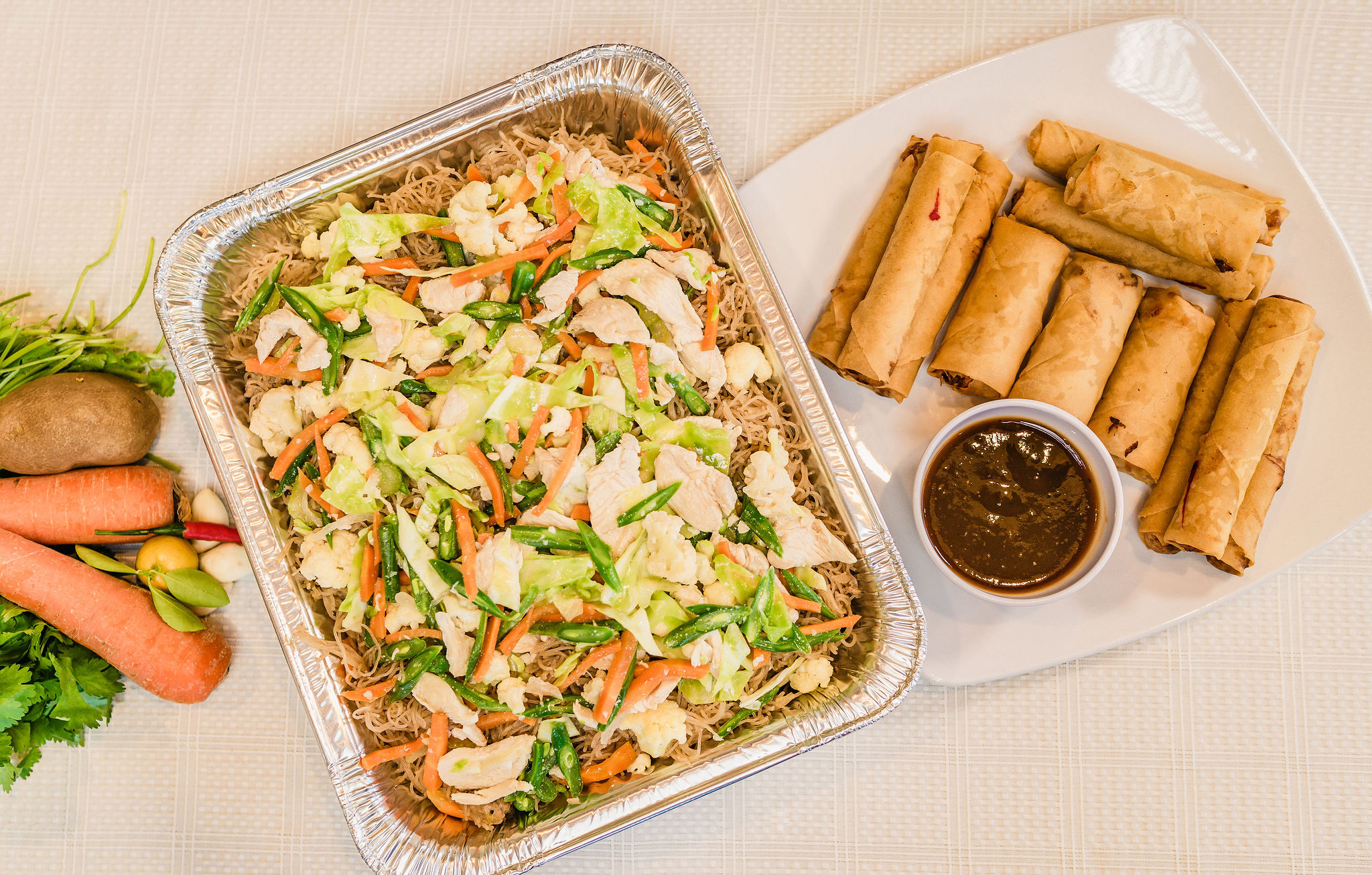 Order Pancit Family Meal  food online from Elsie Egg Rolls store, Hutto on bringmethat.com