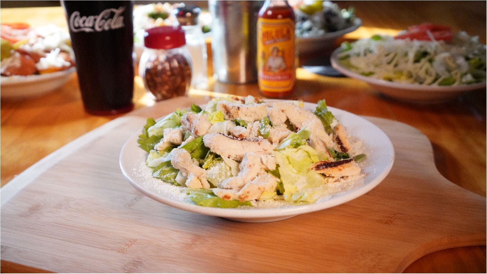 Order Caesar Salad - Individual Salad food online from Greek's Pizzeria & Tapp Room store, Franklin on bringmethat.com