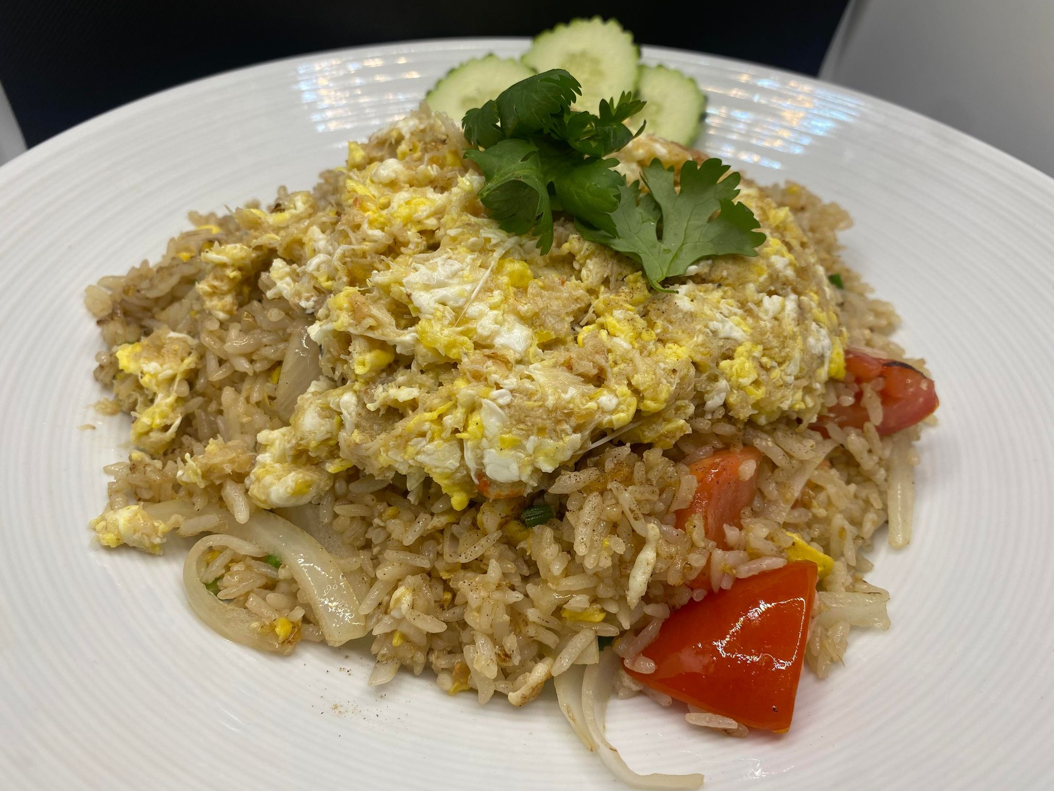 Order 2. Crab Fried Rice food online from The Connection Thai Sushi store, Henderson on bringmethat.com