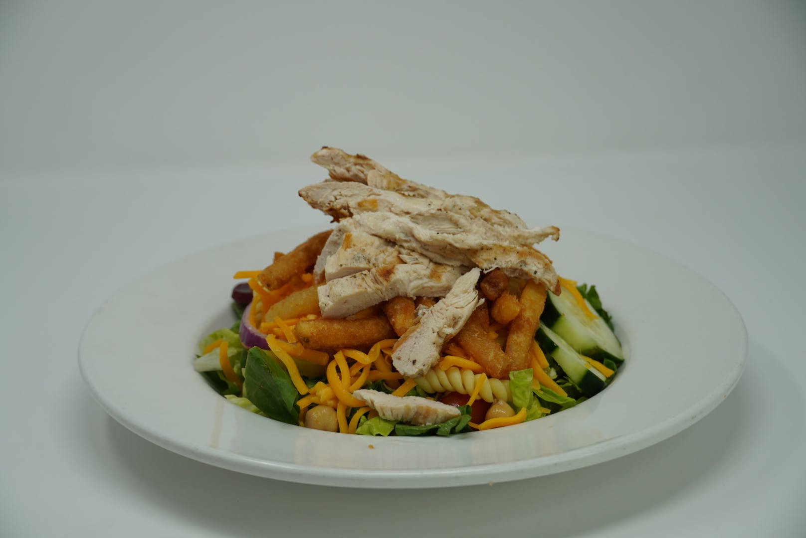 Order Grilled Chicken Salad - Salad food online from DeNunzio's Italian Restaurant - Latrobe store, Latrobe on bringmethat.com