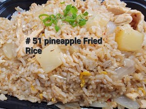 Order 51. Pineapple Fried Rice food online from Lisu's Thai Taste | Roseville store, Roseville on bringmethat.com