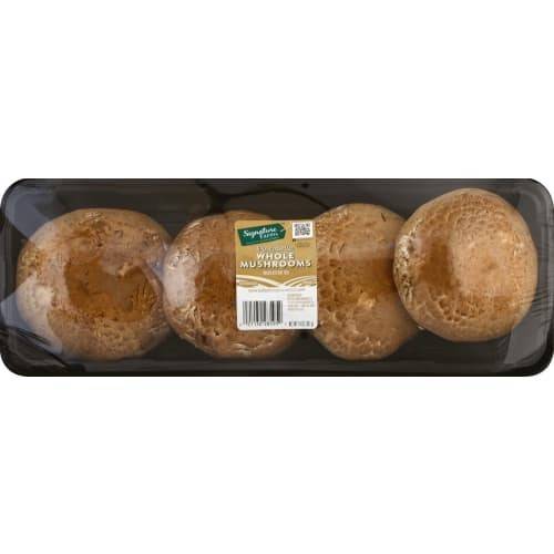 Order Signature Farms · Portabella Whole Mushrooms (14 oz) food online from Shaw's store, Londonderry on bringmethat.com