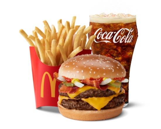 Order Double Bacon Quarter Pounder with Cheese Meal food online from Mcdonald store, Oxford on bringmethat.com