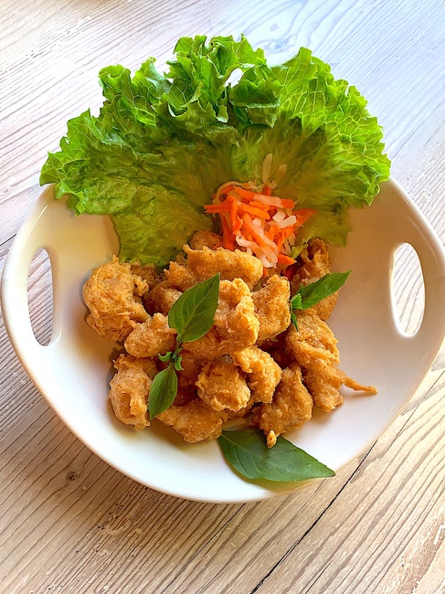 Order 19. POPCORN CHICKEN food online from Pho N Mor store, Chino Hills on bringmethat.com