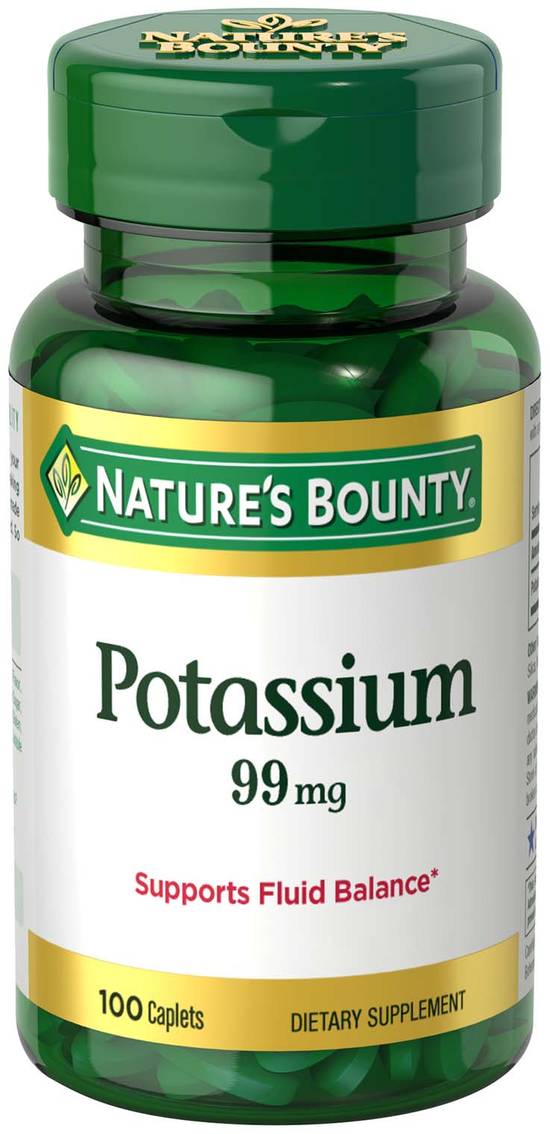 Order Nature's Bounty Potassium Gluconate 99mg (100 ct) food online from Rite Aid store, Palm Desert on bringmethat.com
