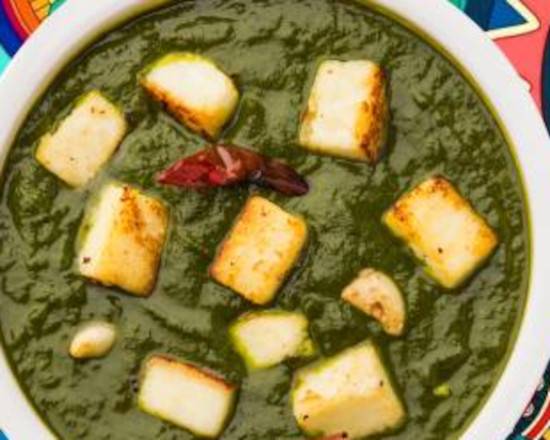 Order Cottage Cheese & Spinach Curry  food online from Tick-Tock Tikka House store, Wichita on bringmethat.com