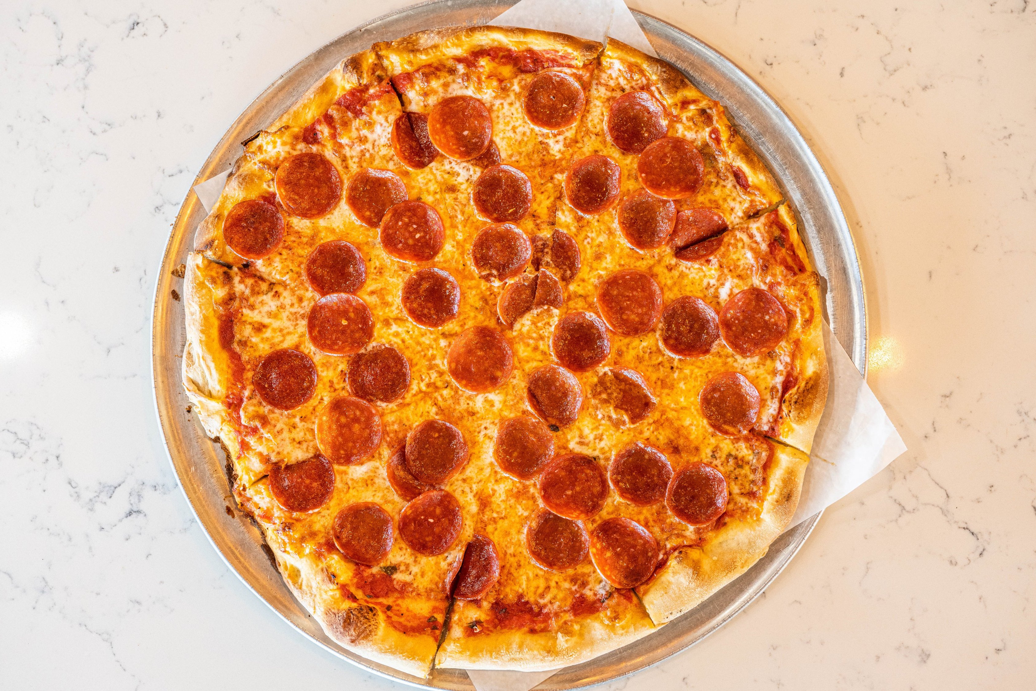 Order Pepperoni - 12’’ Regular food online from Romans Pizza House store, Absecon on bringmethat.com