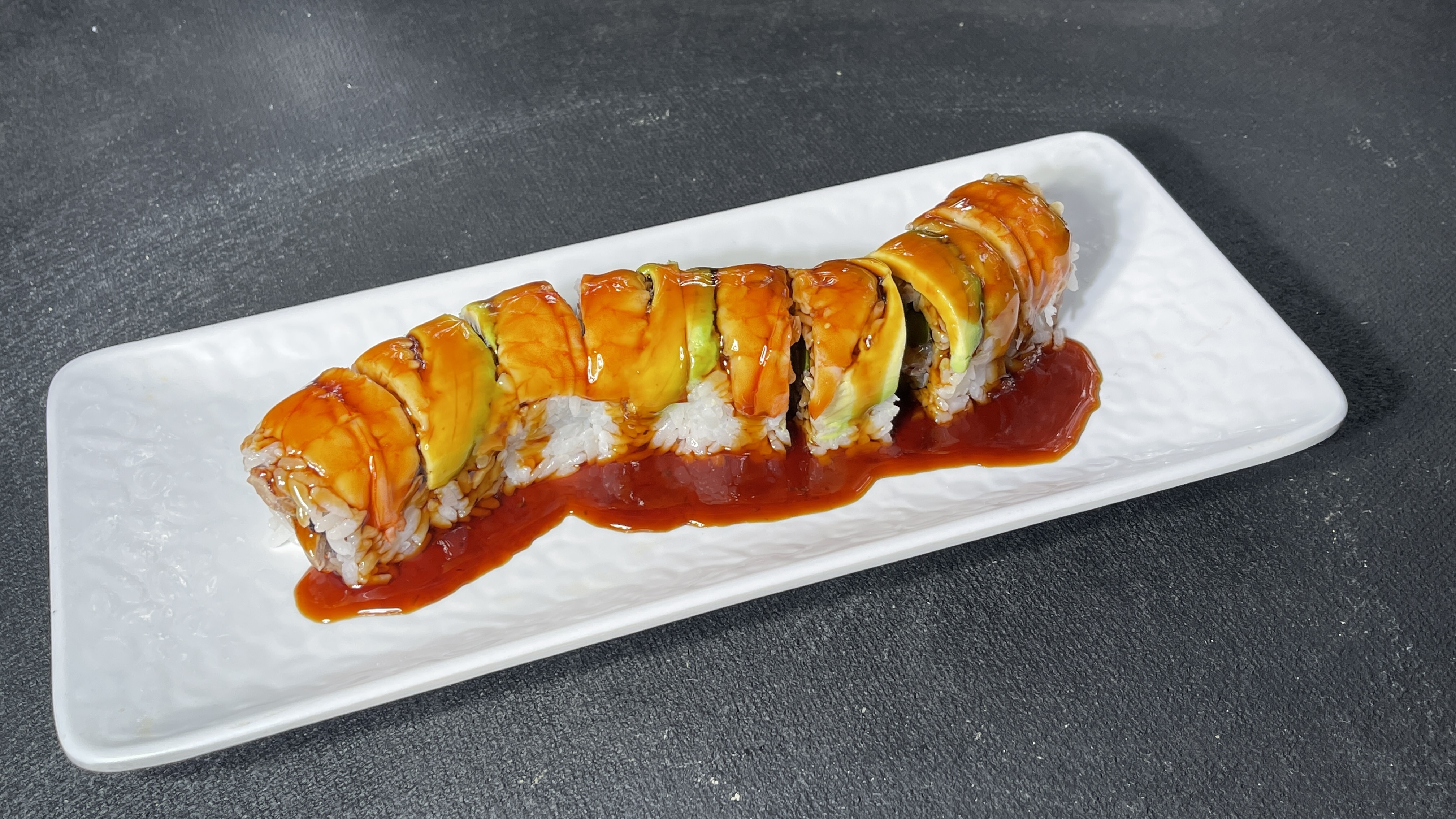 Order 55. Tex Mex Cut Roll food online from Miyoda Sushi store, Redondo Beach on bringmethat.com