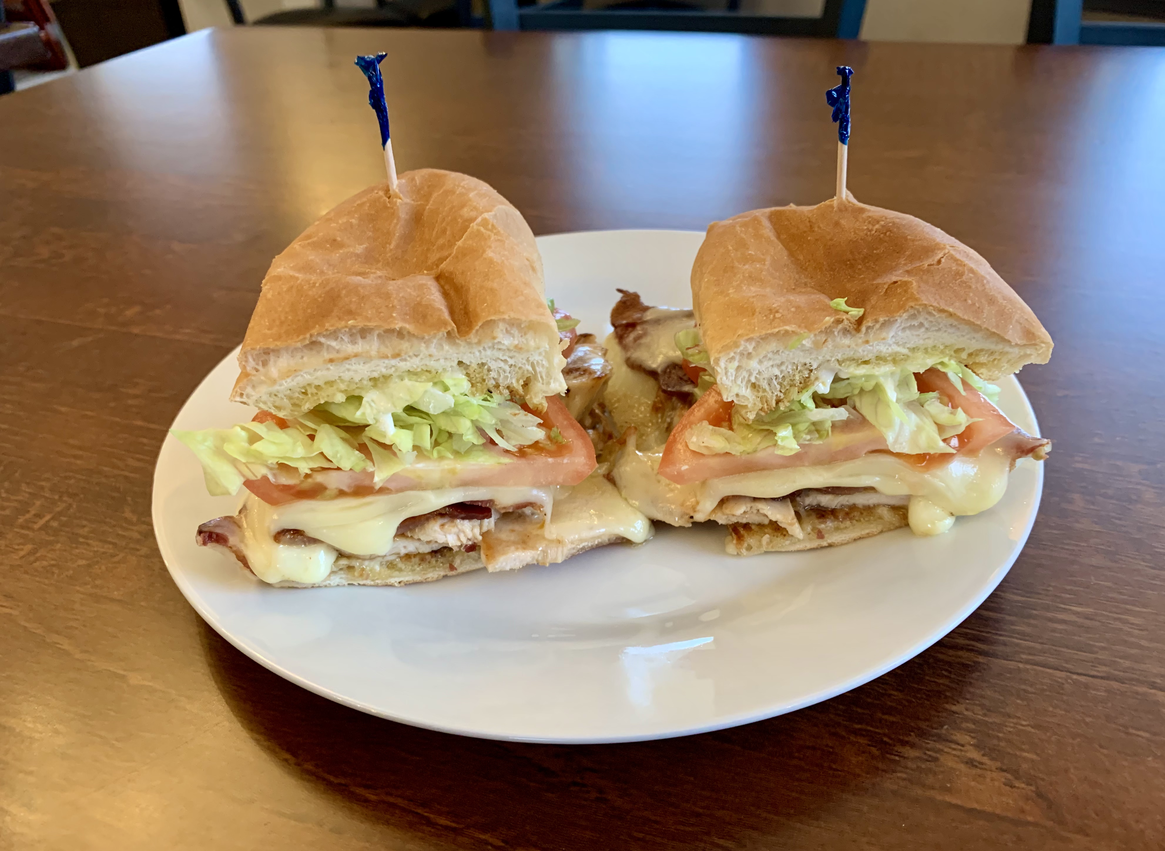 Order Turkey, Bacon & Swiss Sandwich food online from Moms Restaurant store, Trenton on bringmethat.com