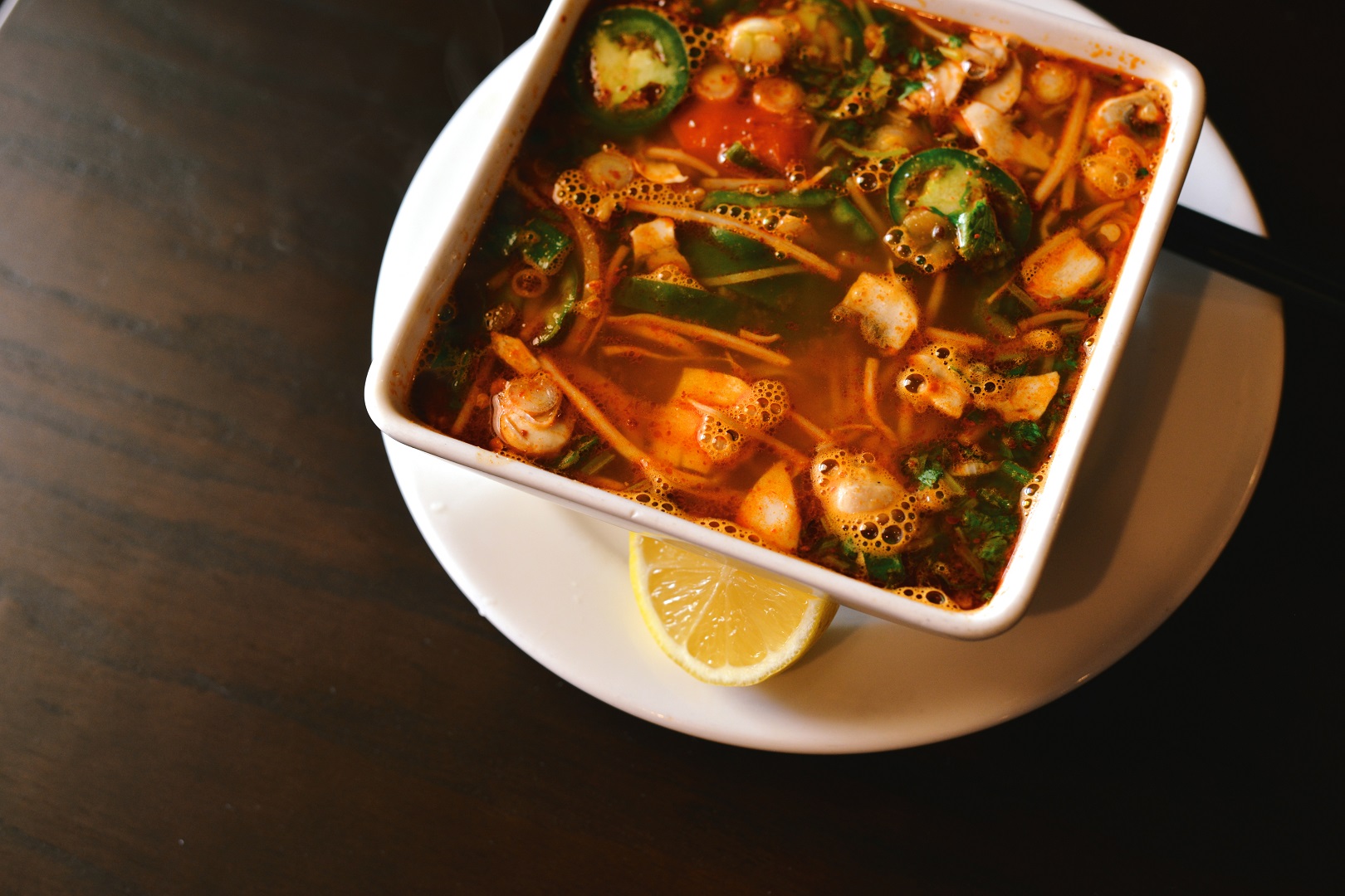 Order Tom Yum Noodle Soup-Thai Gumbo food online from Asian Eatery store, Germantown on bringmethat.com