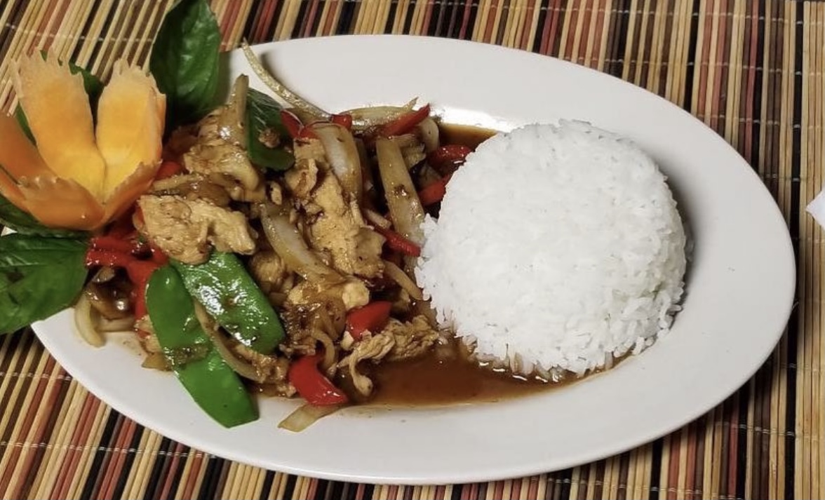 Order Ginger Stir-Fry food online from Thai Time store, McDonough on bringmethat.com
