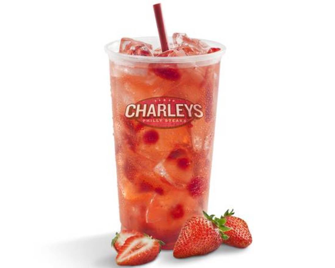 Order Real Fruit Strawberry Lemonade food online from Charleys Cheesesteaks store, Sheppard Air Force Base on bringmethat.com