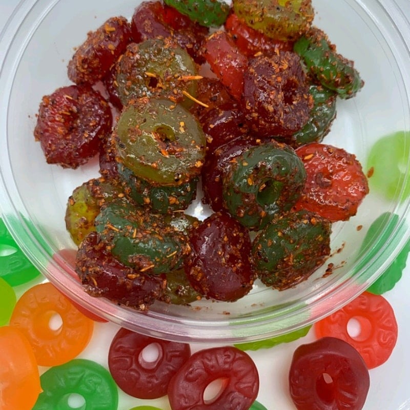 Order Chamoy Rings food online from Los Elote Men store, Victorville on bringmethat.com