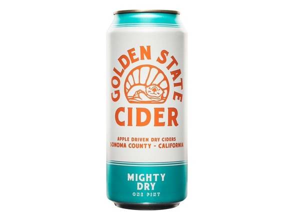 Order Golden State Cider Mighty Dry  - 19.2oz Can food online from Prince Liquor store, Torrance on bringmethat.com