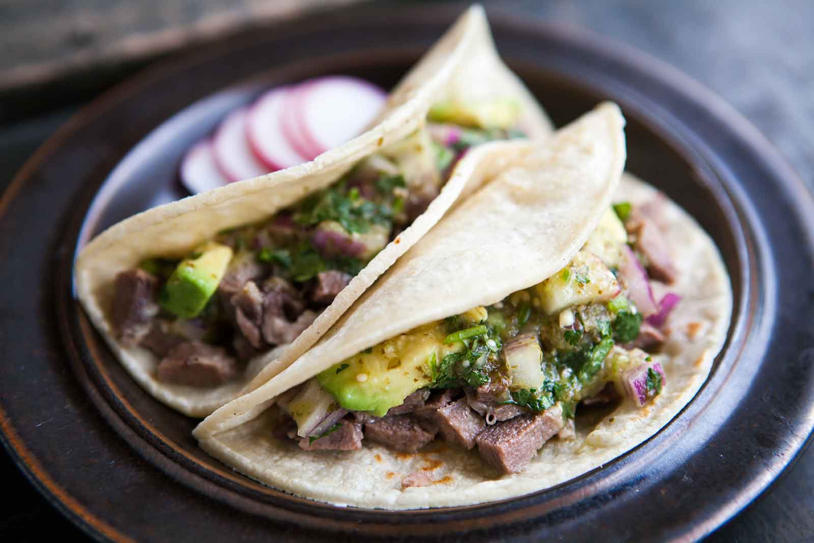 Order Lengua Taco food online from Sc Ranch Market store, San Clemente on bringmethat.com