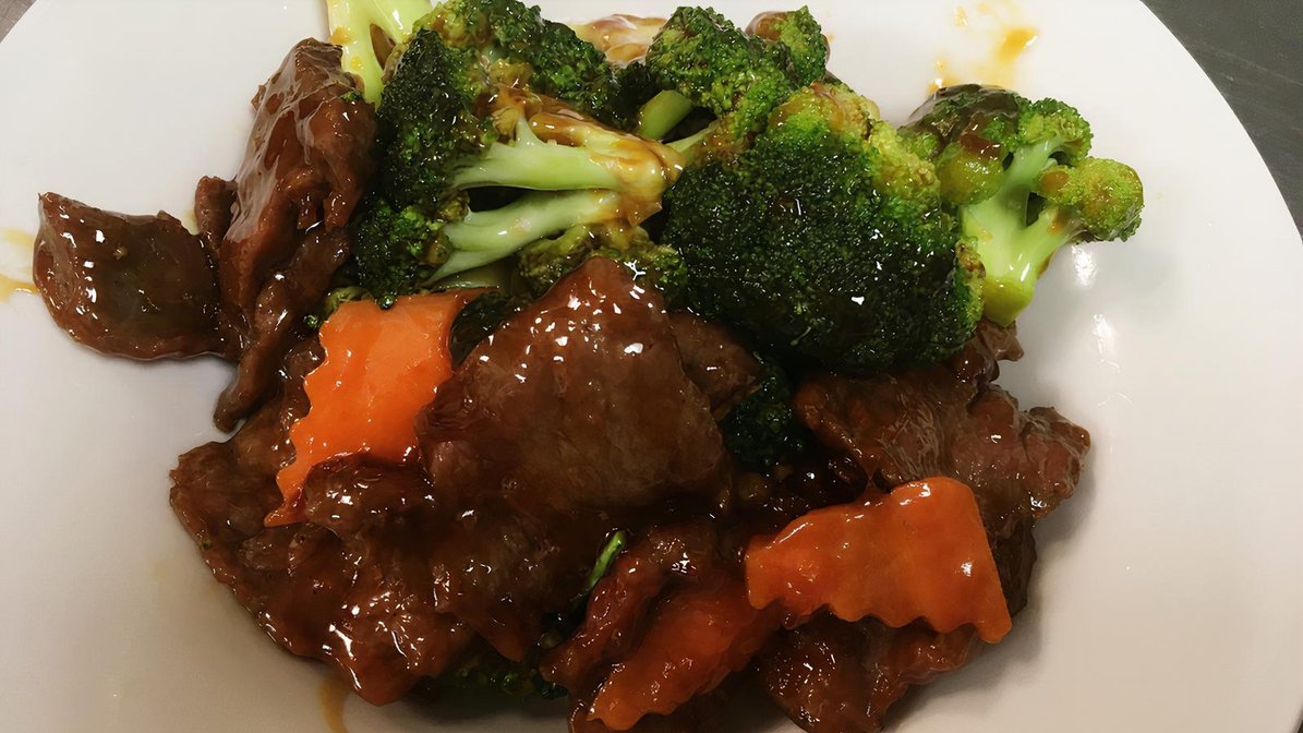 Order Beef with Broccoli food online from Little Basil store, Bryn Mawr on bringmethat.com
