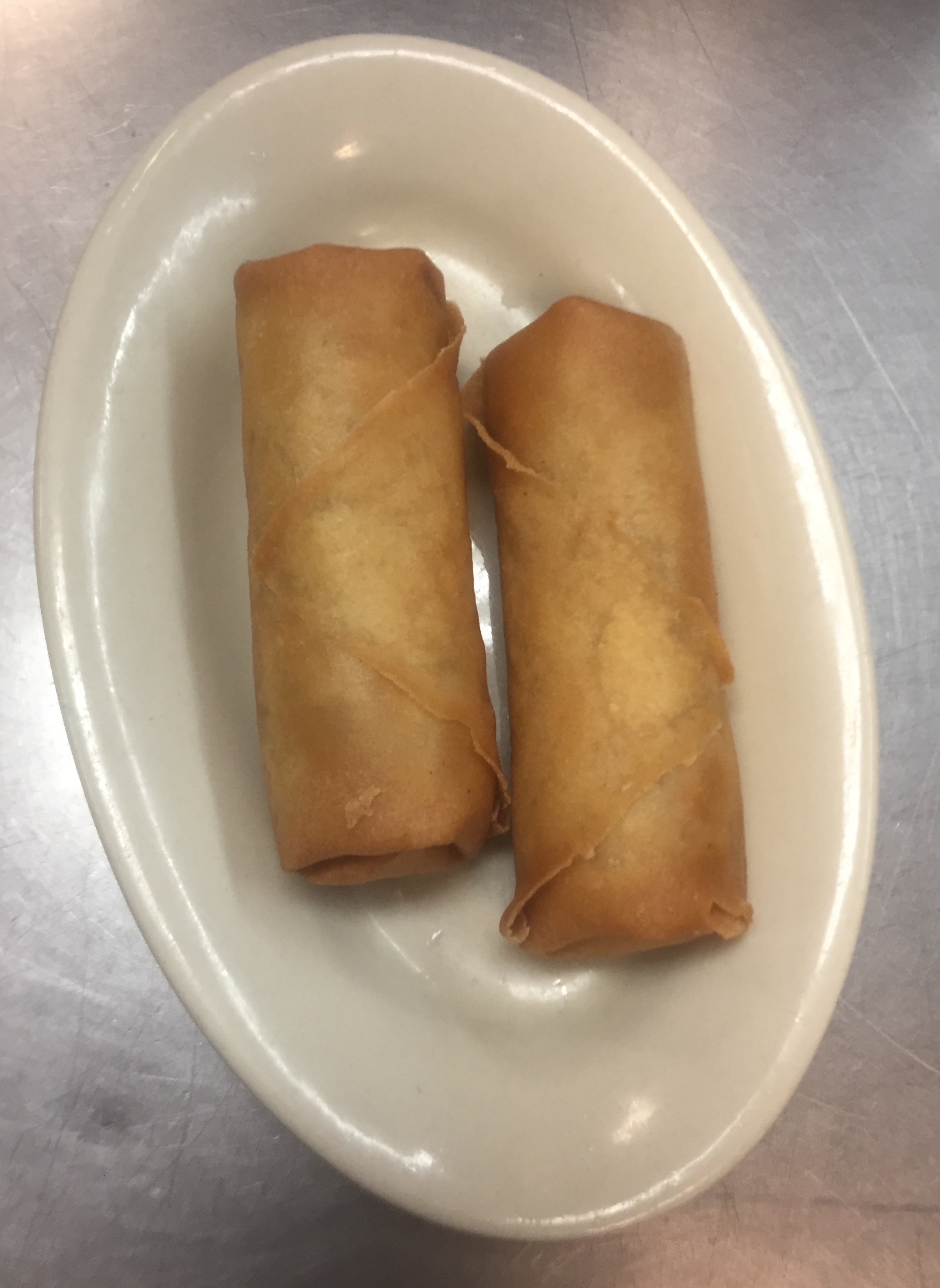 Order 2 Crispy Vegetable Spring Roll food online from The Chef store, Houston on bringmethat.com