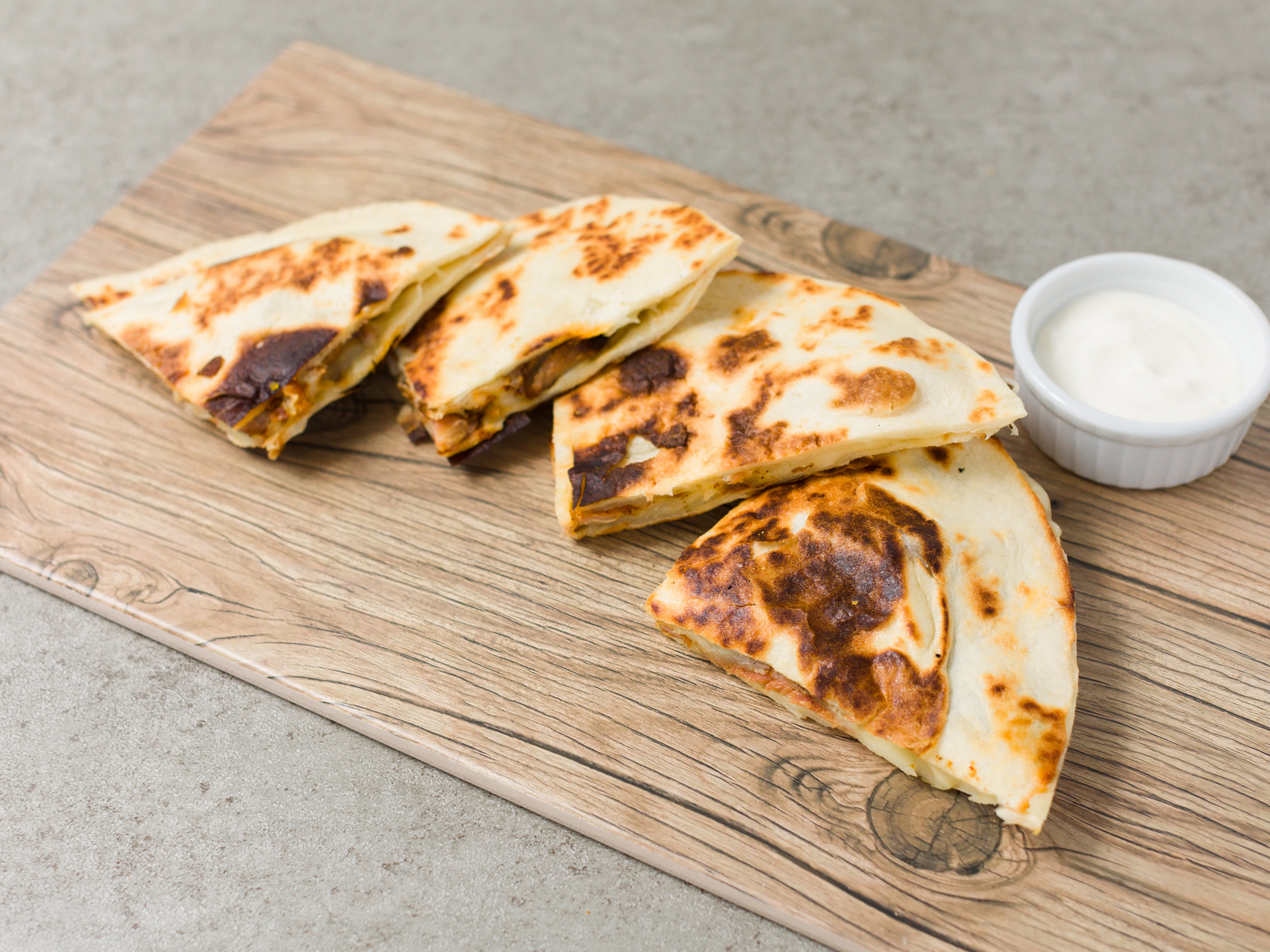 Order 38. Grilled Chicken Quesadilla food online from Taco King store, Brooklyn on bringmethat.com