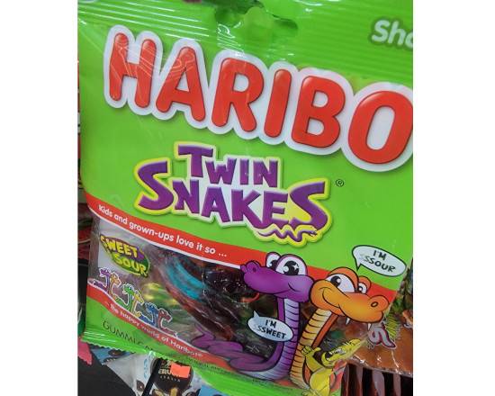 Order HARIBO BAGS (TWIN SNAKES) food online from Hub Market & Deli store, San Diego on bringmethat.com
