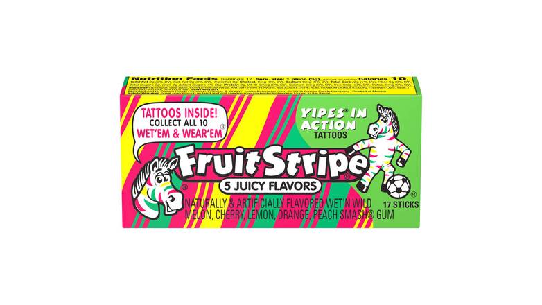 Order Fruit Stripe Chewing Gum- 17 Ct food online from Trumbull Mobil store, Trumbull on bringmethat.com