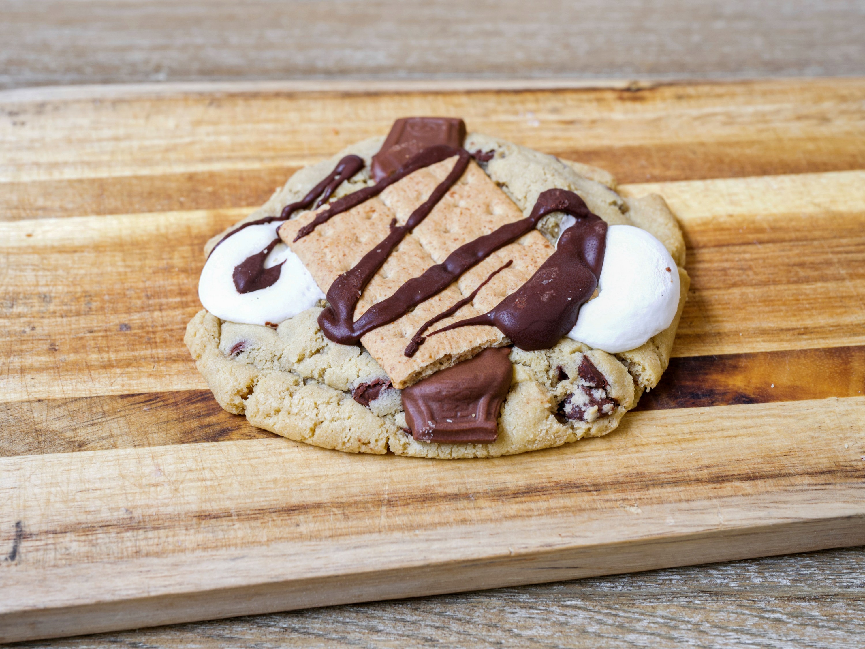 Order 1/4 lb. S'more Cookie food online from Mary Mountain Cookies store, Broomfield on bringmethat.com