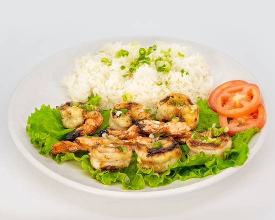 Order Grilled Shrimp on Broken Rice-Cơm Tôm Nướng food online from Banh Canh Tom Cua store, Houston on bringmethat.com