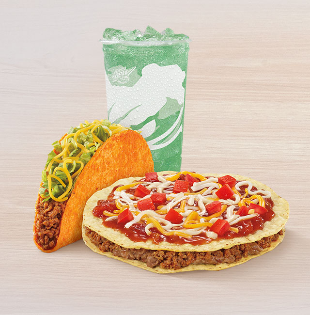 Order $6 Mexican Pizza Cravings Trio food online from Taco Bell store, Columbus on bringmethat.com