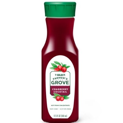 Order 7 Select Farmers Grove Cranberry Juice 11.5oz food online from 7-Eleven store, Stockton on bringmethat.com