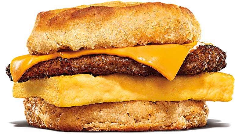 Order Sausage Egg & Cheese Biscuit food online from Burger King store, Rumford on bringmethat.com