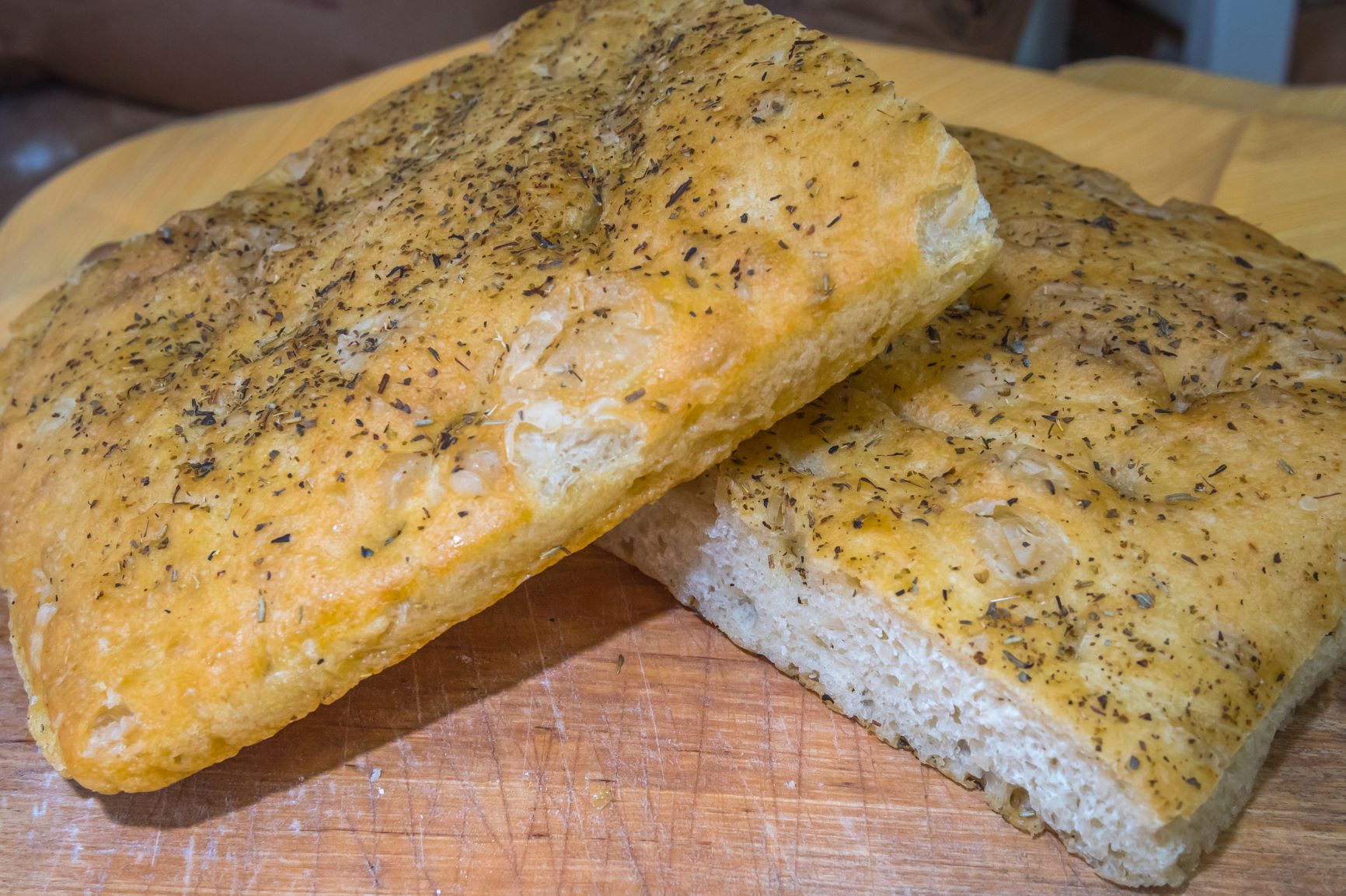 Order Herb Focaccia with Za'atar spice food online from Ravenhook Bakehouse store, Washington on bringmethat.com