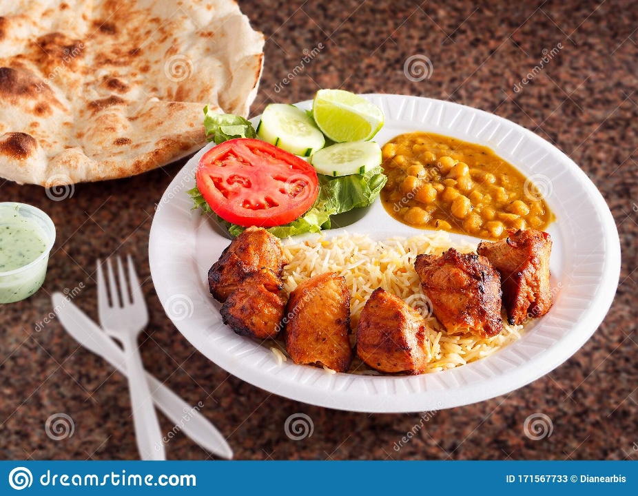 Order Chicken Tikka Kabob Platter food online from Bawarchi Biryanis store, Ashburn on bringmethat.com
