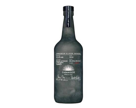 Order Casamigos Mezcals Joven, 750mL bottle (40% ABV) food online from Moby Liquor store, Los Angeles on bringmethat.com
