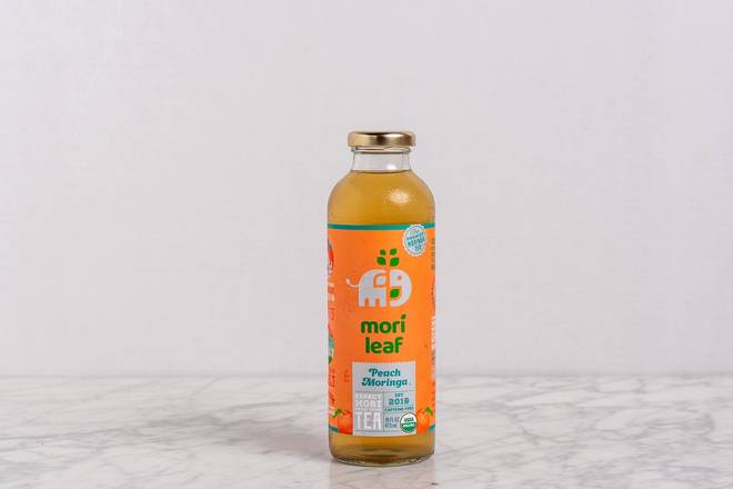 Order MORI LEAF ICED TEA - PEACH food online from Tocaya Modern Mexican store, Phoenix on bringmethat.com