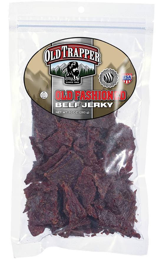 Order Old Trapper Old Fashioned Beef Jerky 10 oz food online from Extra Mile 3062 store, Vallejo on bringmethat.com