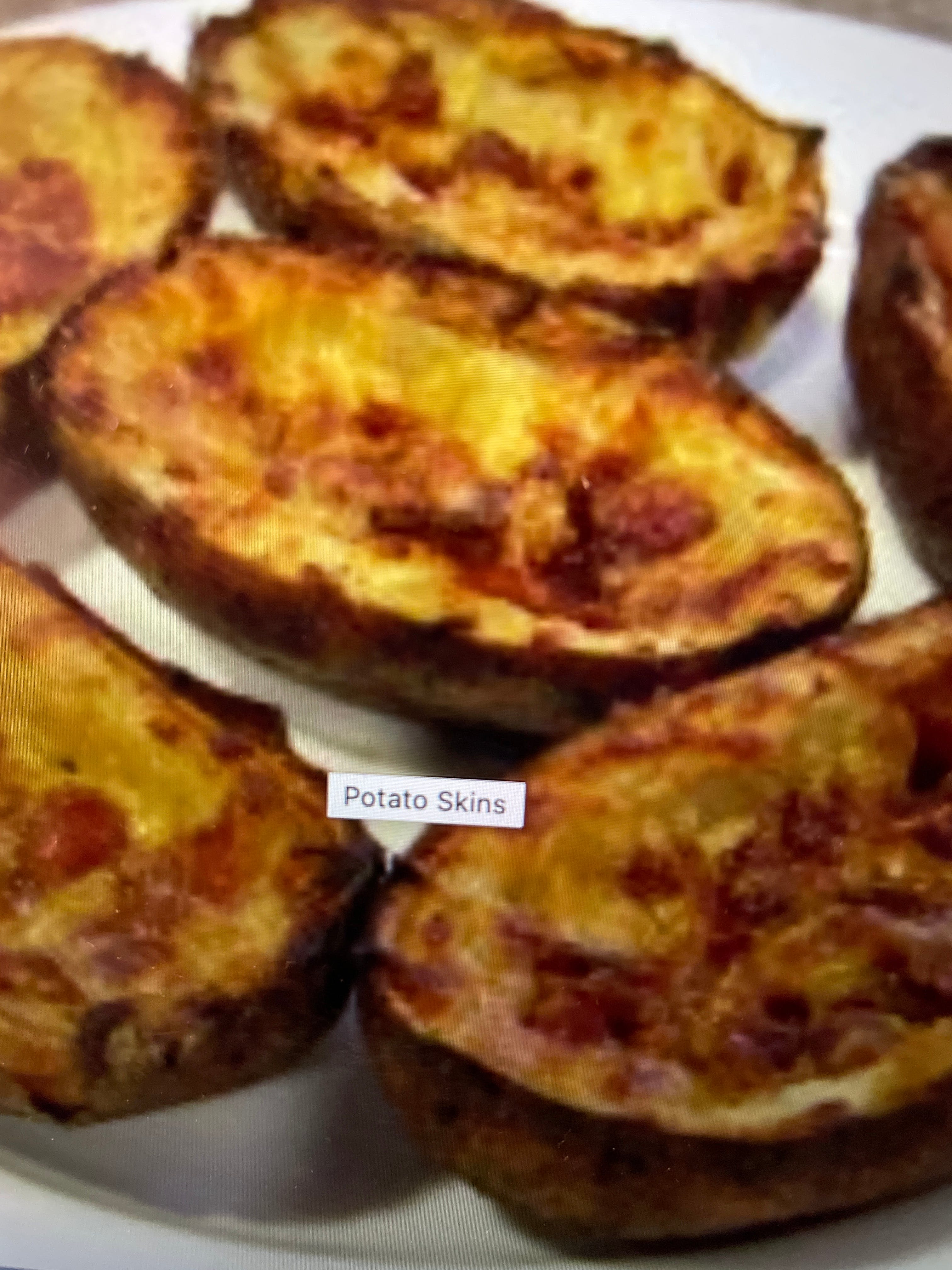 Order Potato Skins - 4 Pieces food online from Paramount Pizza Slices store, Holyoke on bringmethat.com