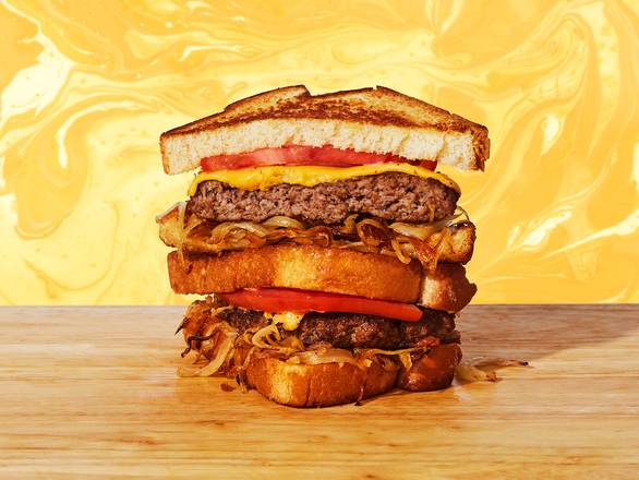 Order Burger Grilled Cheese food online from Don't Grill My Cheese store, Durham on bringmethat.com