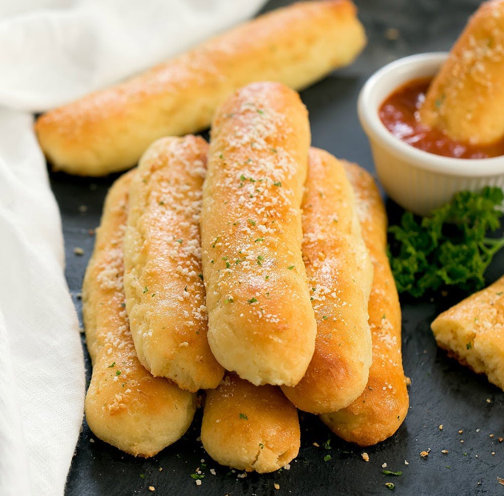 Order Breadsticks - Appetizer food online from Bruno's Pizzeria store, Lakeside Marblehead on bringmethat.com