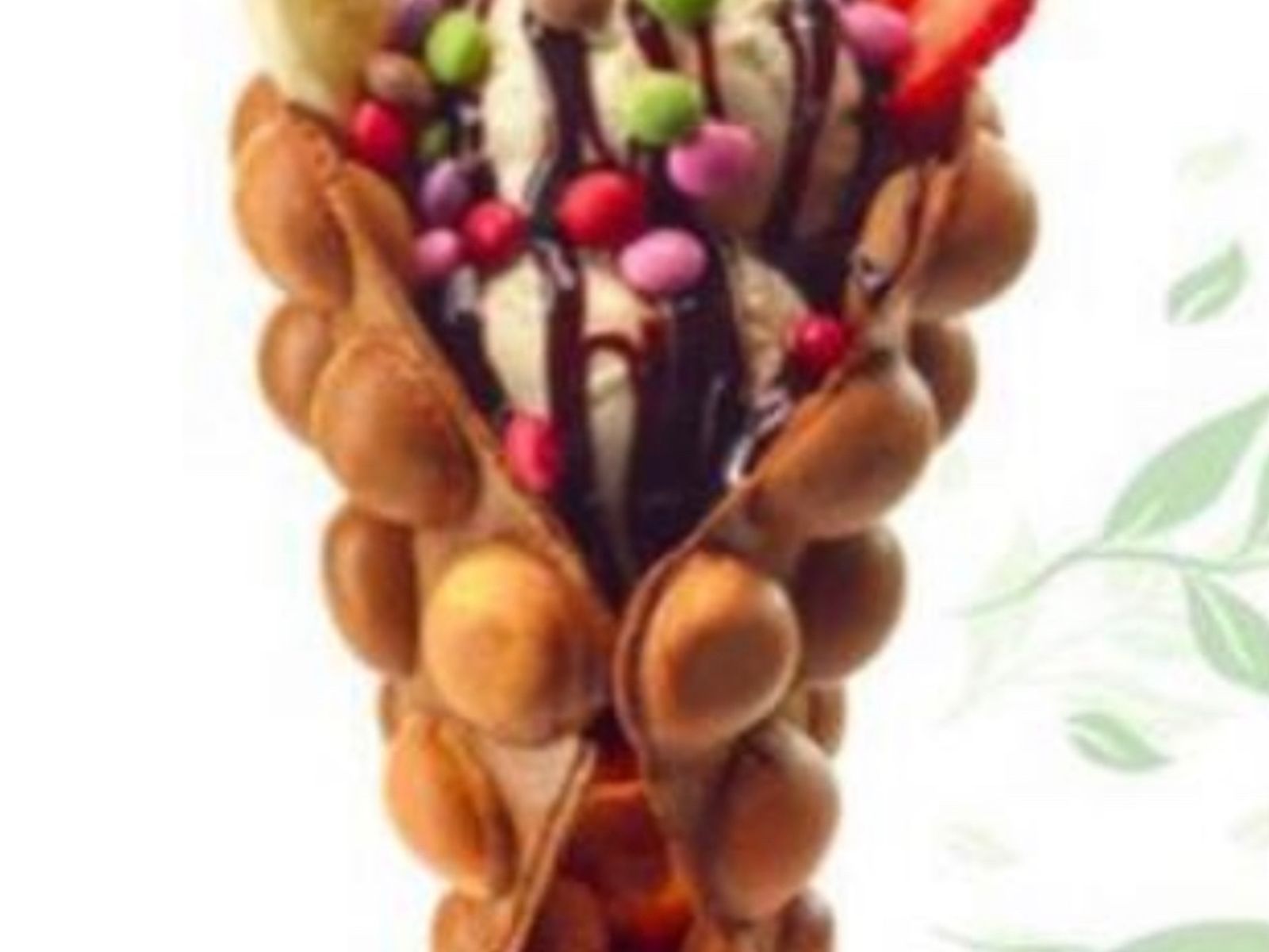 Order Bubble Waffle Supreme food online from Presotea store, San Diego on bringmethat.com