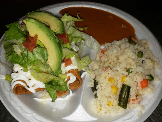 Order 4 Chicken Flautas food online from Chinelos Mexican Food store, Littleton on bringmethat.com