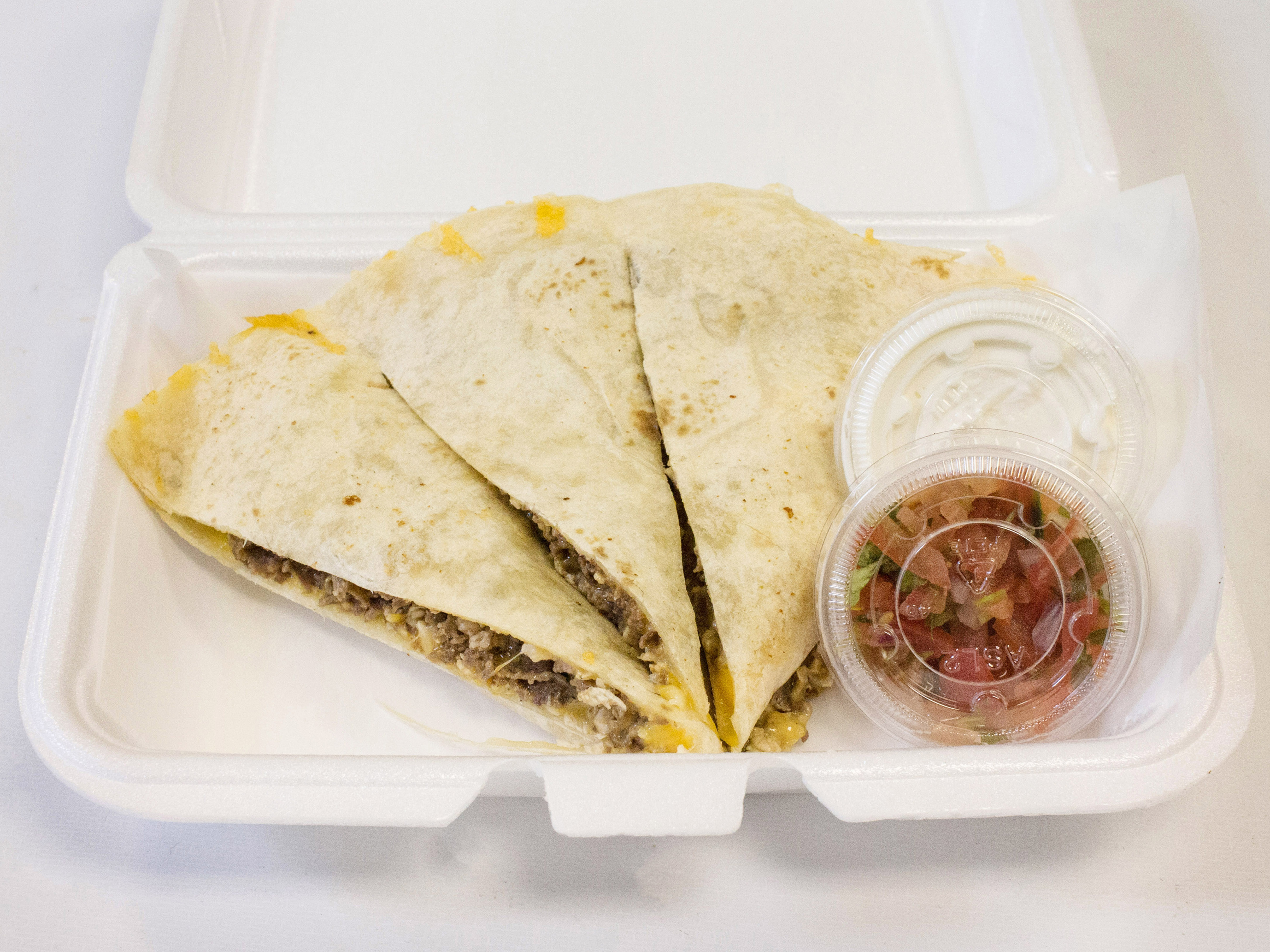 Order Steak and Chicken Quesadilla food online from Best Buffalo Wings store, Center Line on bringmethat.com