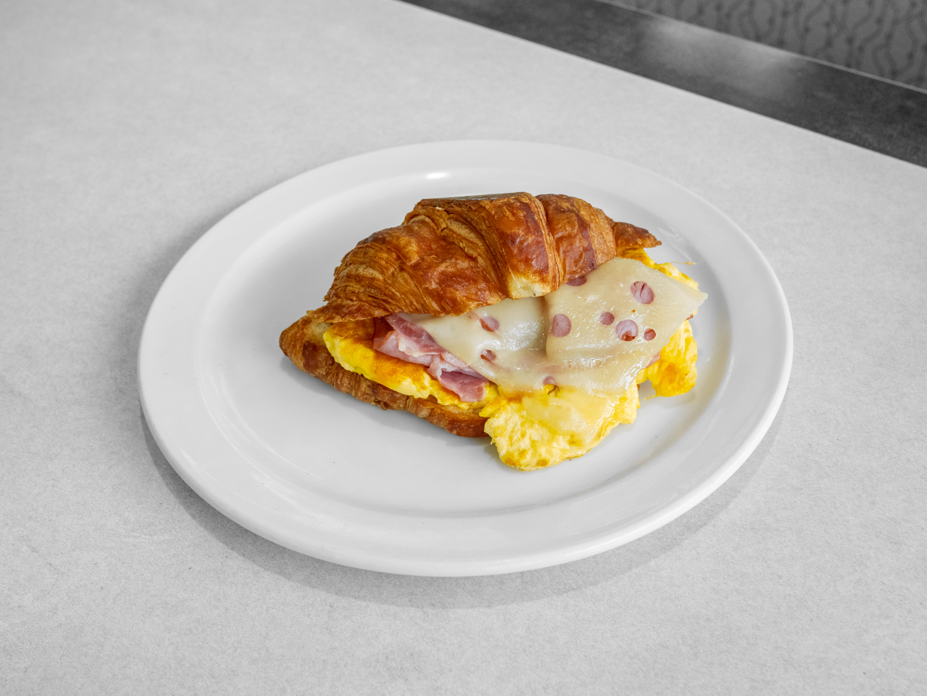 Order Ham and Egg Croissant food online from Michael Diner store, Cleveland on bringmethat.com