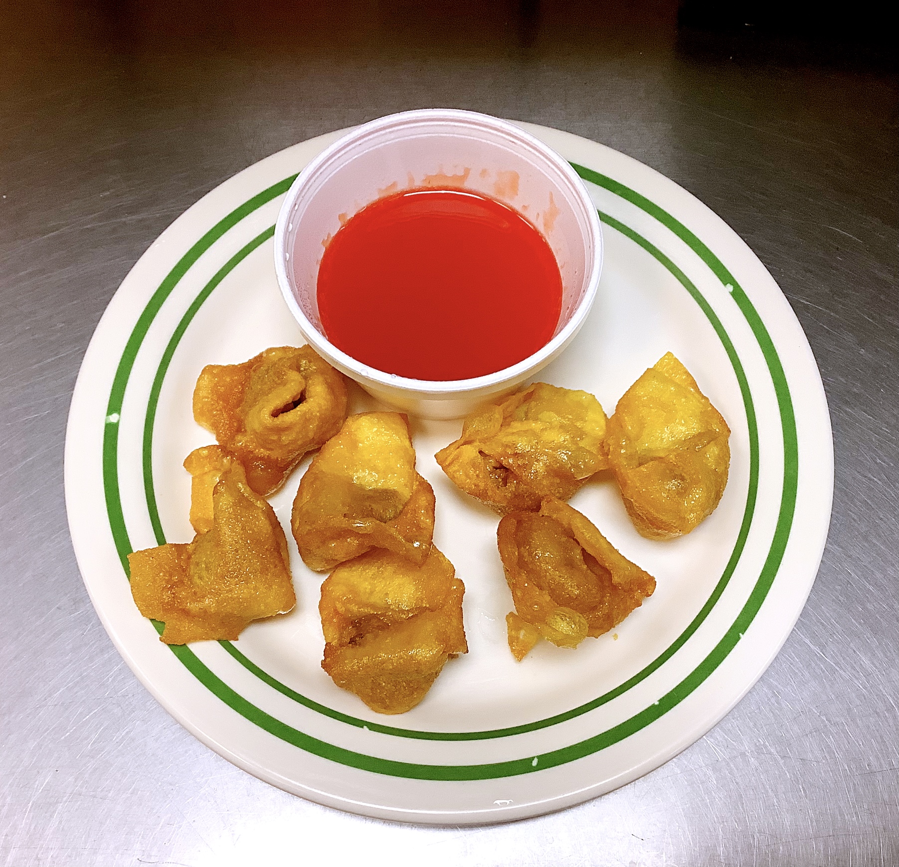 Order 7 Piece Fired Meat Wontons炸云吞 food online from ChinaDragon store, Anoka on bringmethat.com