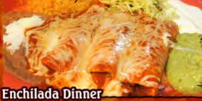 Order Enchilada Dinner Special Meal food online from Taqueria Alonzo store, Corvallis on bringmethat.com